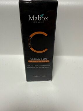 Mabox Vitamin C 20% Serum - Black & Orange Packaging